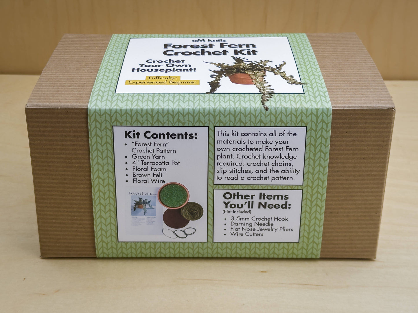 Potted Forest Fern - Crochet Kit