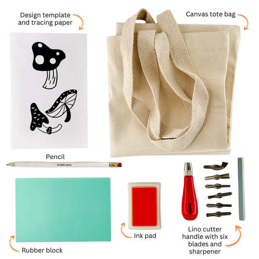 Custom Tote - Block Printing DIY Kit