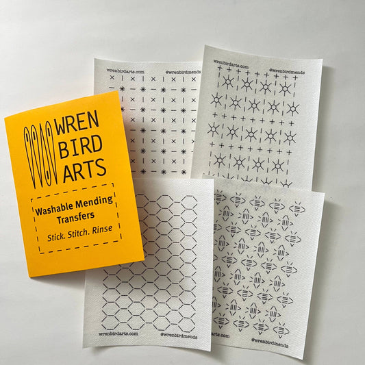 Mending Patterns Transfer Set - Bees & Flowers