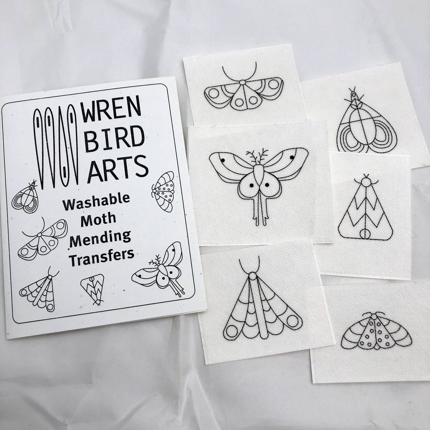 Embroidery Pattern Transfer Set - Moths