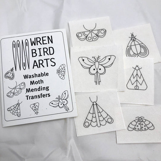 Embroidery Pattern Transfer Set - Moths
