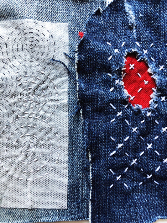Mending Patterns Transfer Set - Geometric