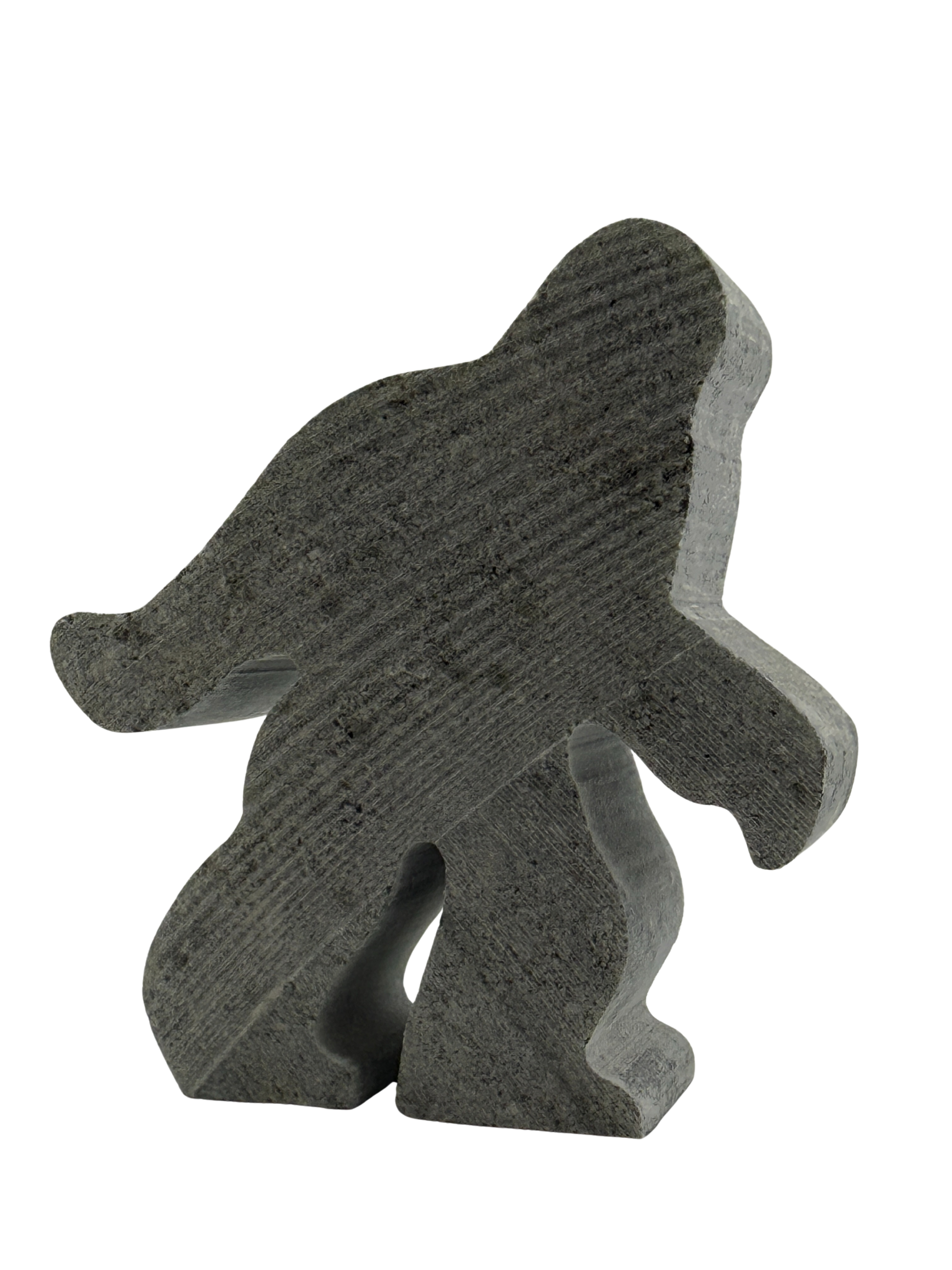 Hand-cut rough Bigfoot starting shape of the soapstone.