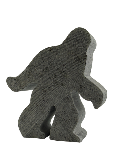 Hand-cut rough Bigfoot starting shape of the soapstone.