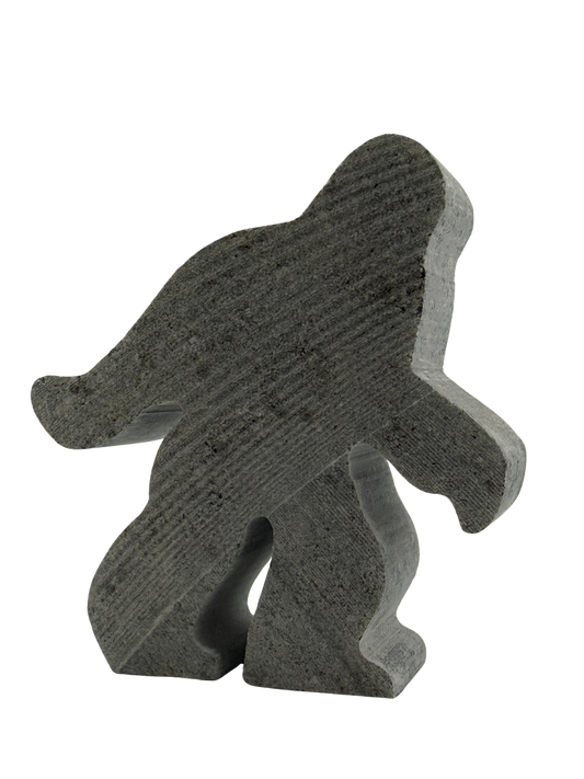 Hand-cut rough Bigfoot starting shape of the soapstone.