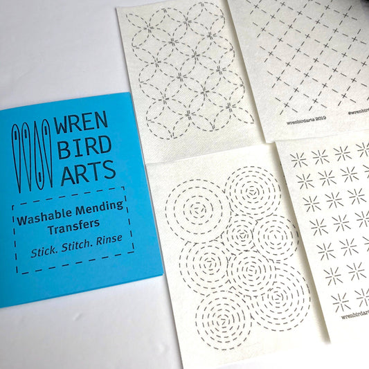 Mending Patterns Transfer Set - Geometric