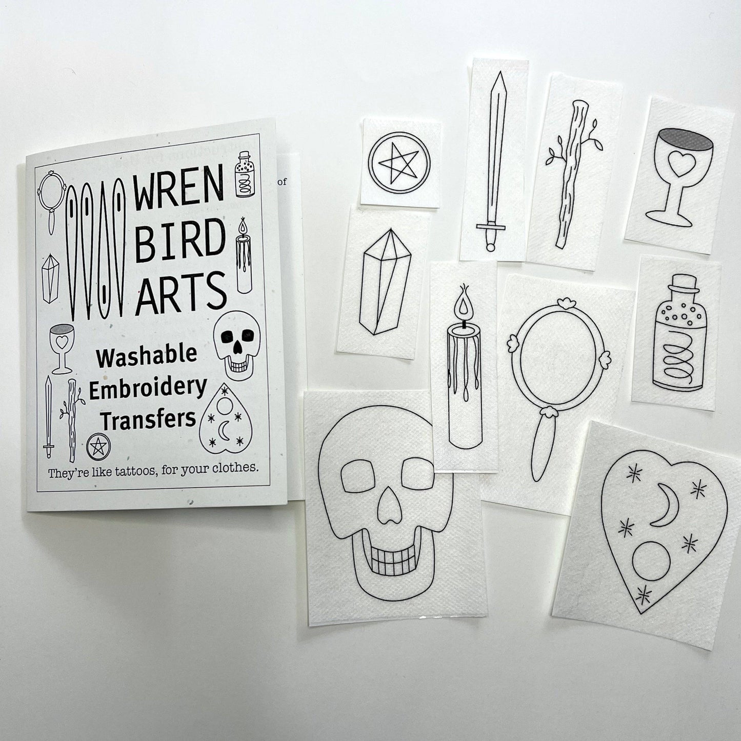 Embroidery Pattern Transfer Set - Witchy