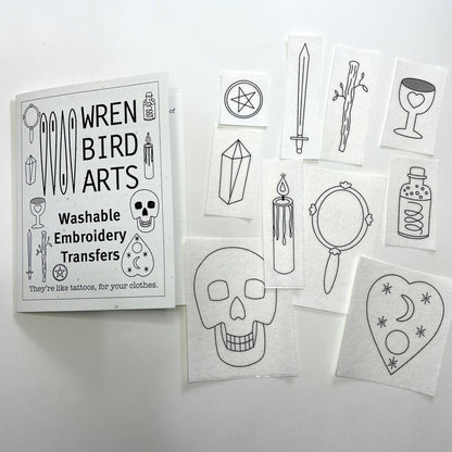 Embroidery Pattern Transfer Set - Witchy