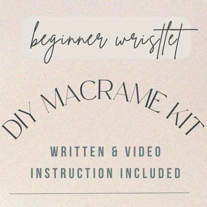 Macrame Wristlet Kit