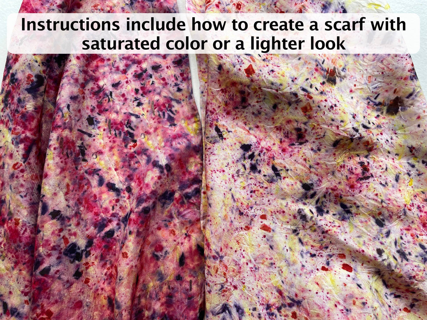 Silk Scarf Natural Dyes Kit