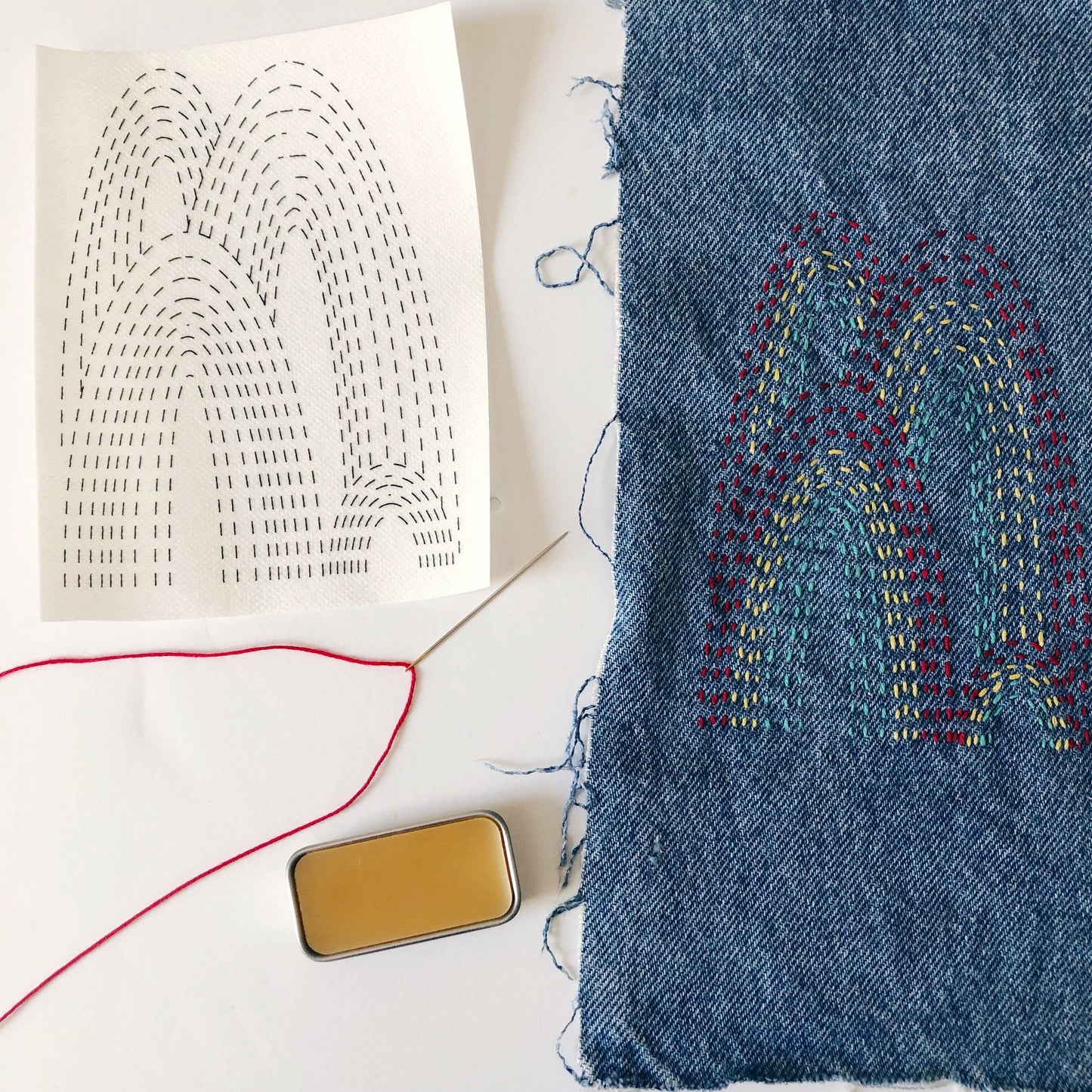 Mending Patterns Transfer Set - Sun & Rainbows