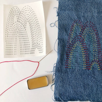 Mending Patterns Transfer Set - Sun & Rainbows