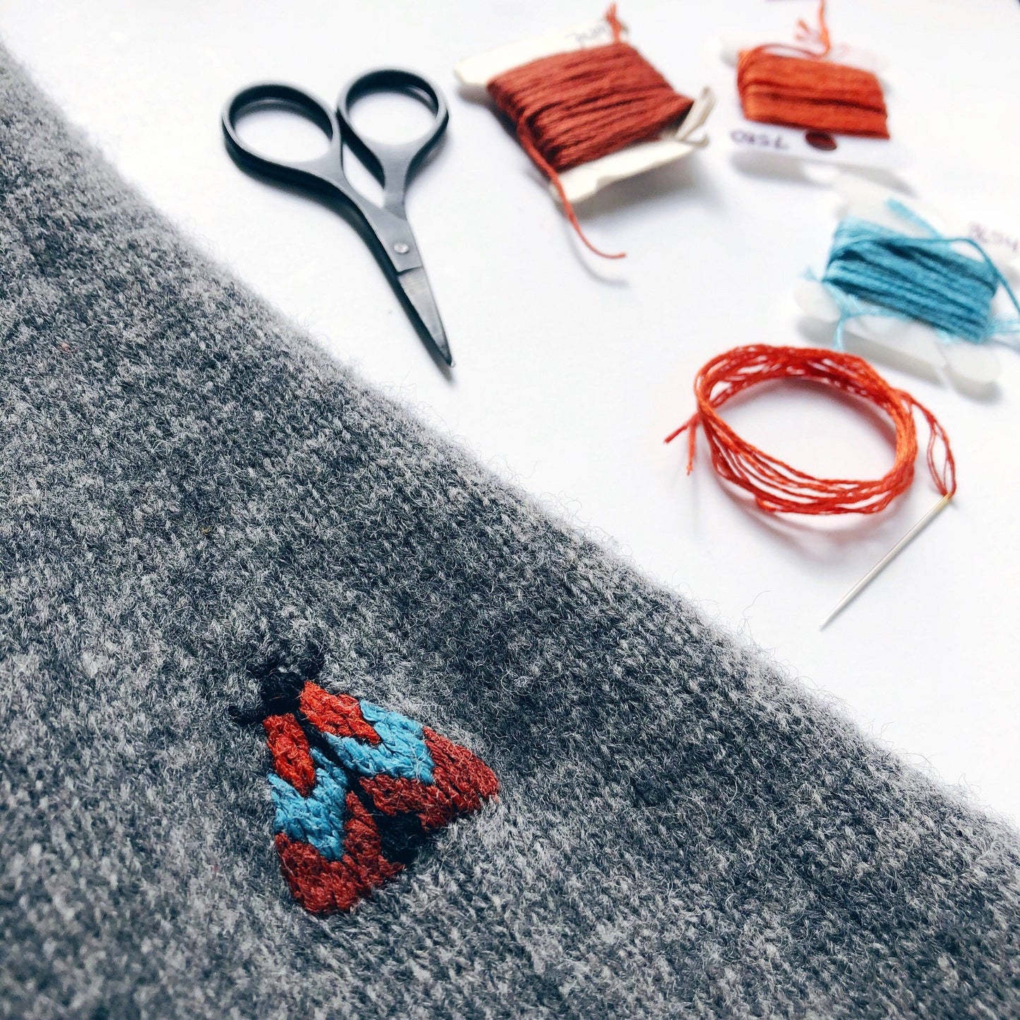 Embroidery Pattern Transfer Set - Moths