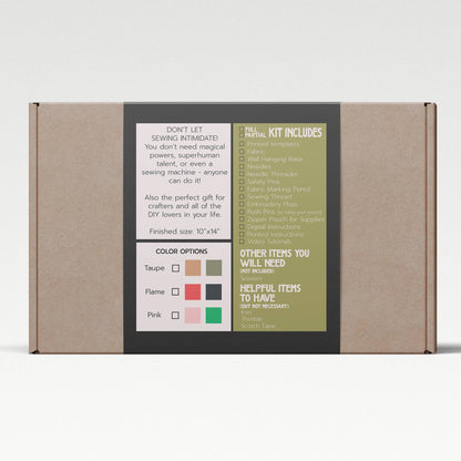 Cardboard box with a contents label on a white background