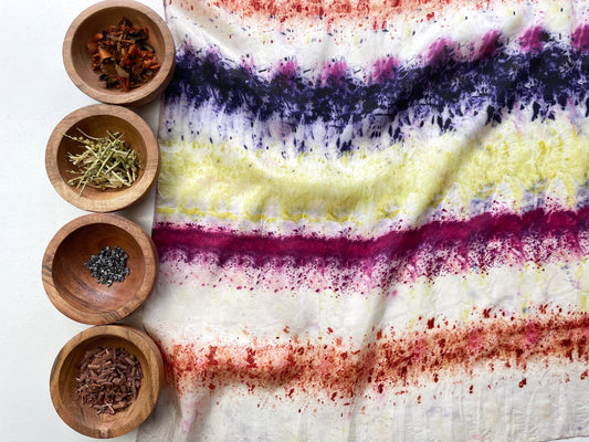 Silk Scarf Natural Dyes Kit