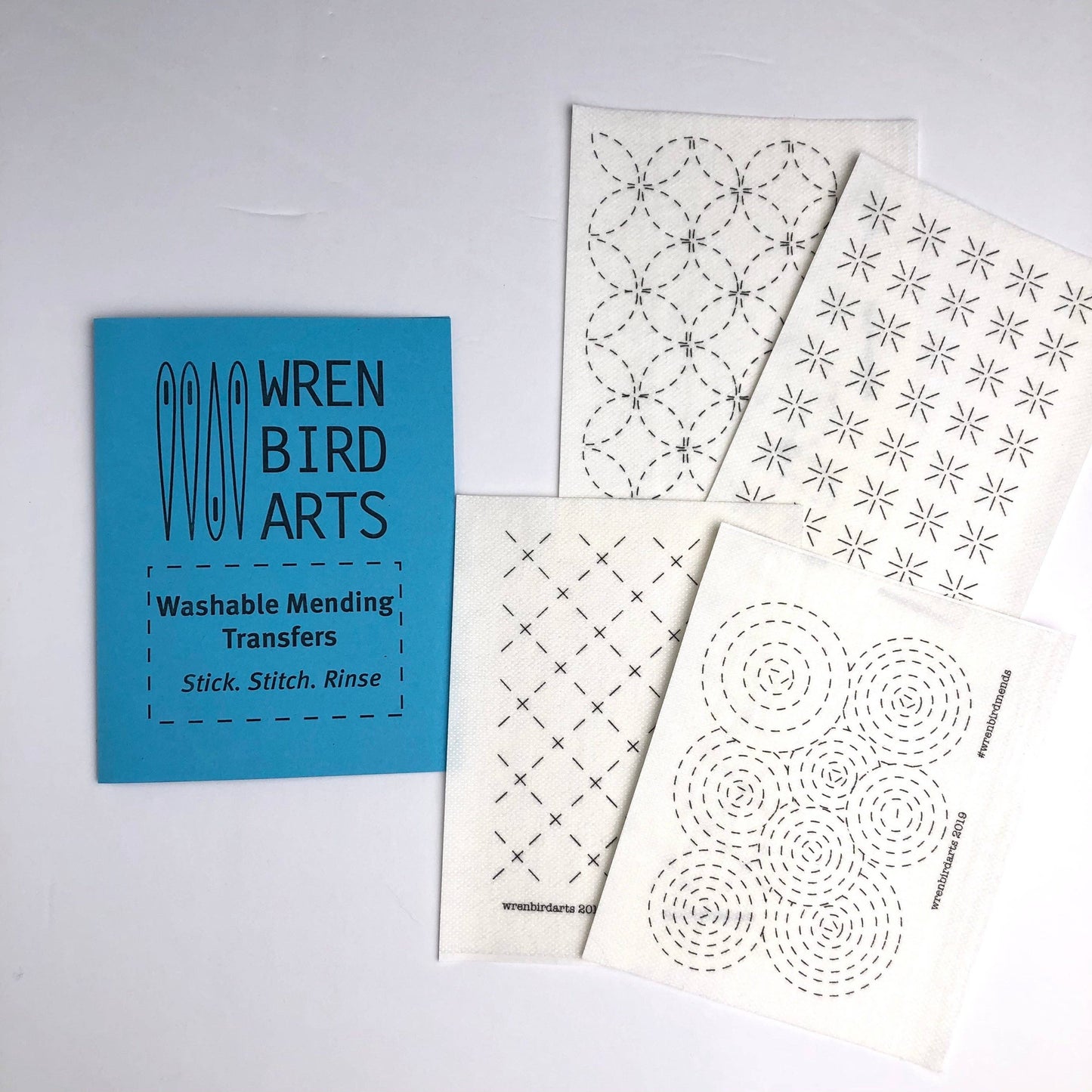 Mending Patterns Transfer Set - Geometric