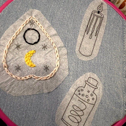 Embroidery Pattern Transfer Set - Witchy