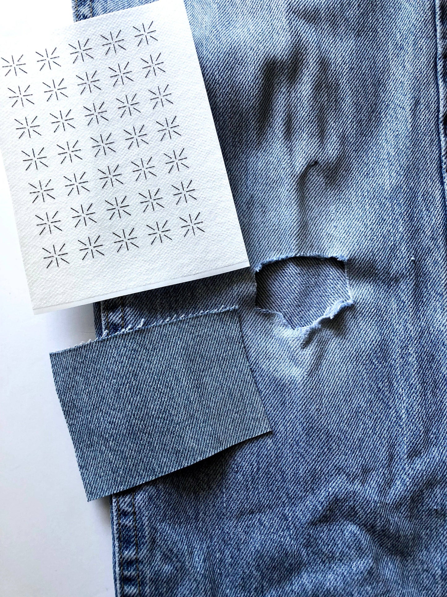 Mending Patterns Transfer Set - Geometric
