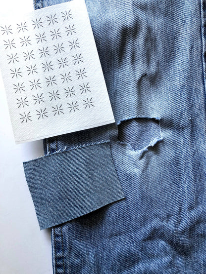 Mending Patterns Transfer Set - Geometric