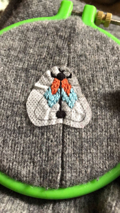Embroidery Pattern Transfer Set - Moths