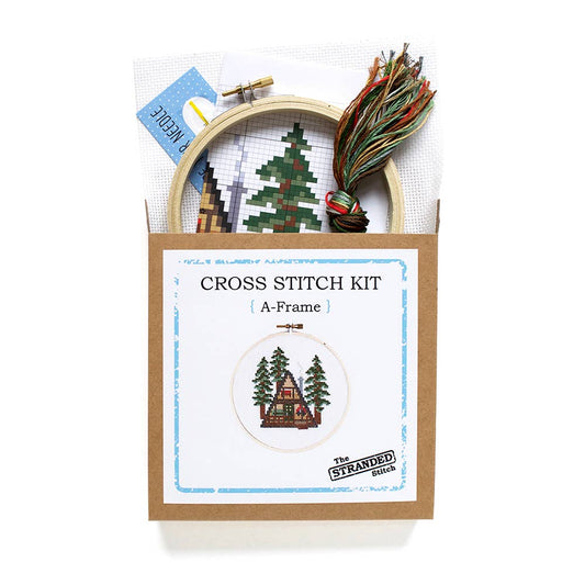 The kit product package opened and the contents partially splayed out on a white background.