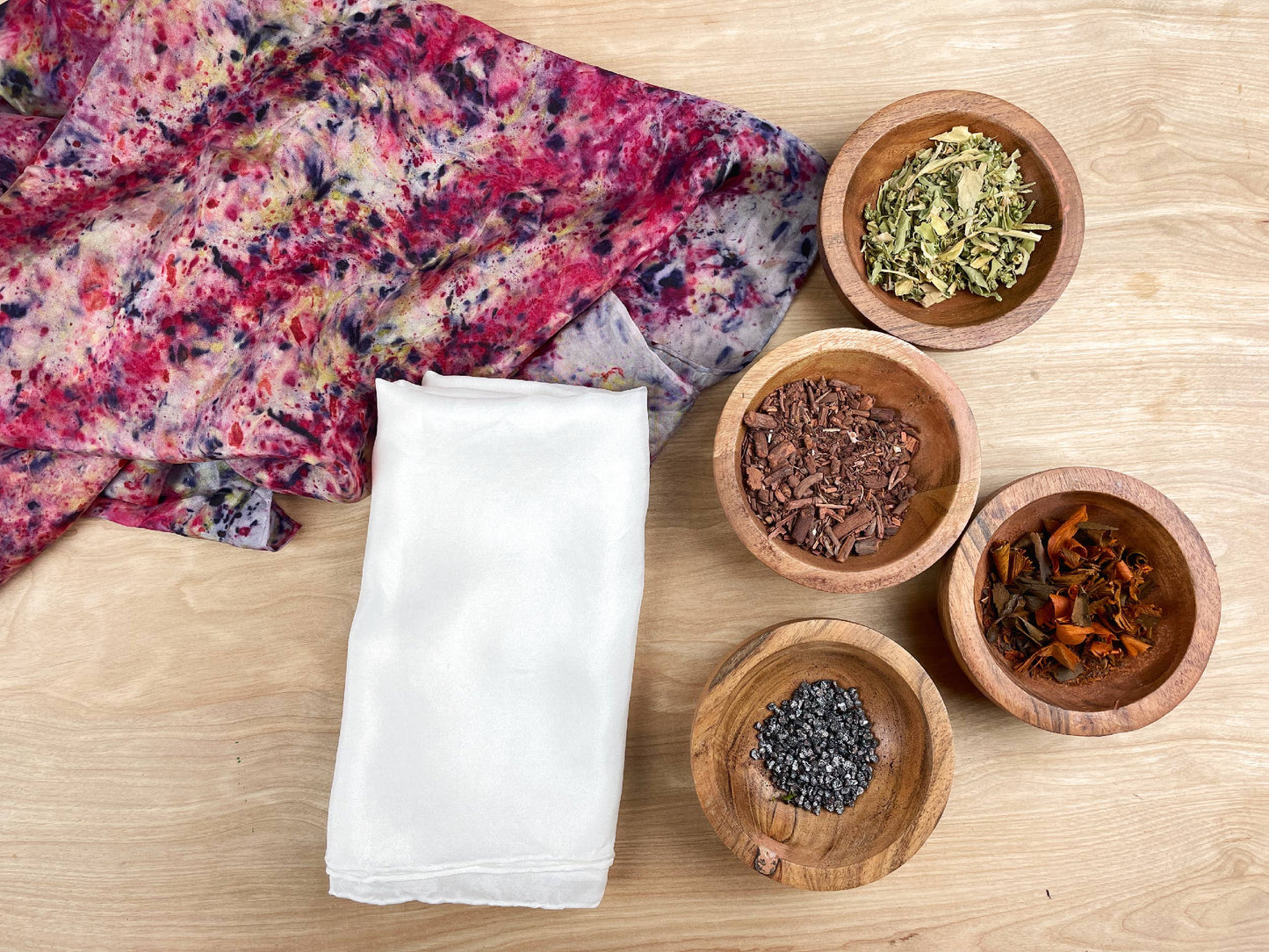 Silk Scarf Natural Dyes Kit