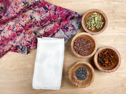 Silk Scarf Natural Dyes Kit